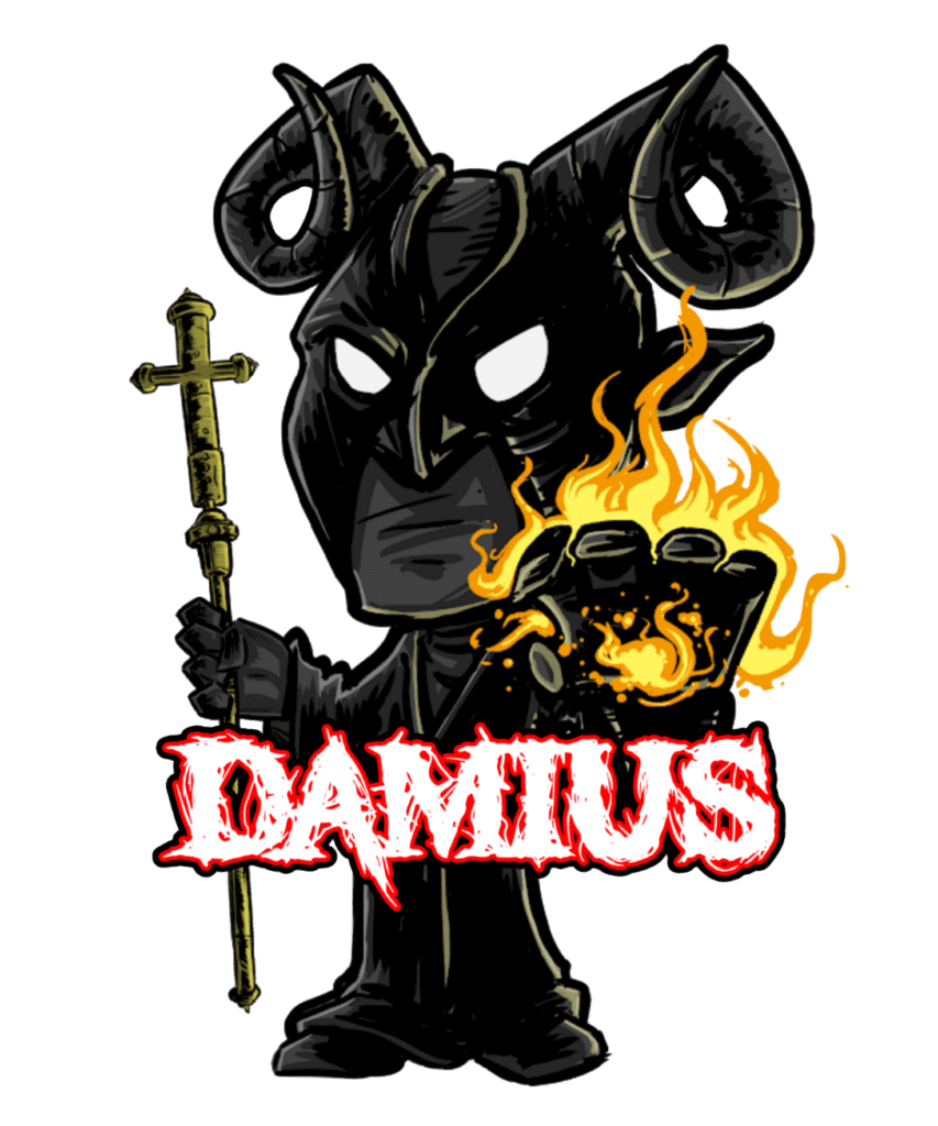 Picture of Damius Mascot Cartoon